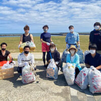 SDGS海ゴミ拾い＆マリン体験写真