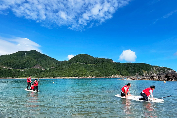 坊津学園様カヌー体験