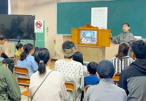 震災遺構 請戸小学校でGW特別授業を行いました