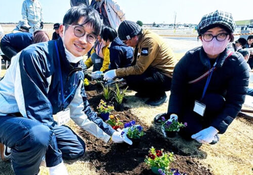 福島県復興祈念公園の開園に向けた植栽ワークショップに参加しました