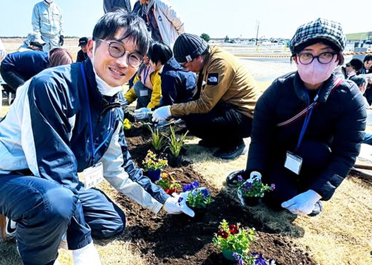 福島県復興祈念公園　植栽　ワークショップ