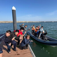 ヨットハーバー　新入生歓迎会